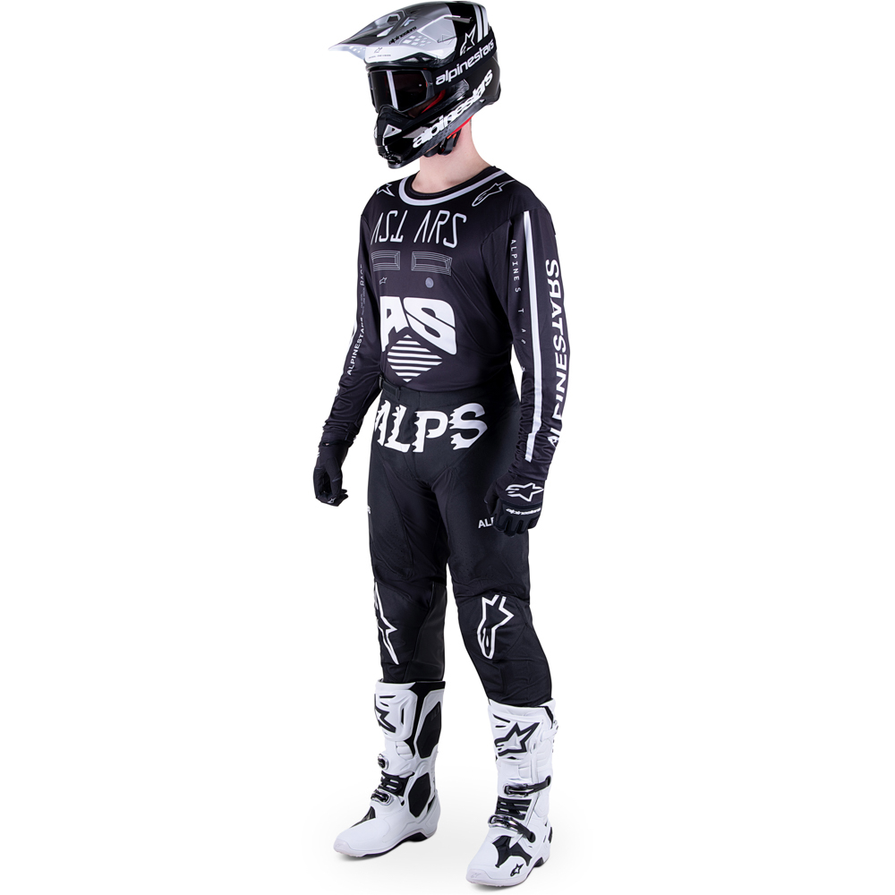 Alpinestars - Maillot Racer Found Noir / Blanc