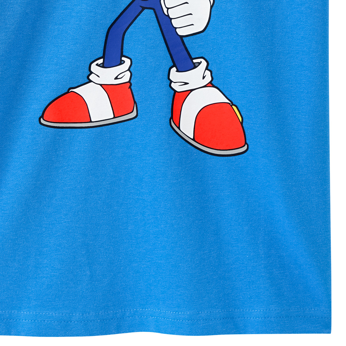Topolino Sonic T-Shirt mit Print blau