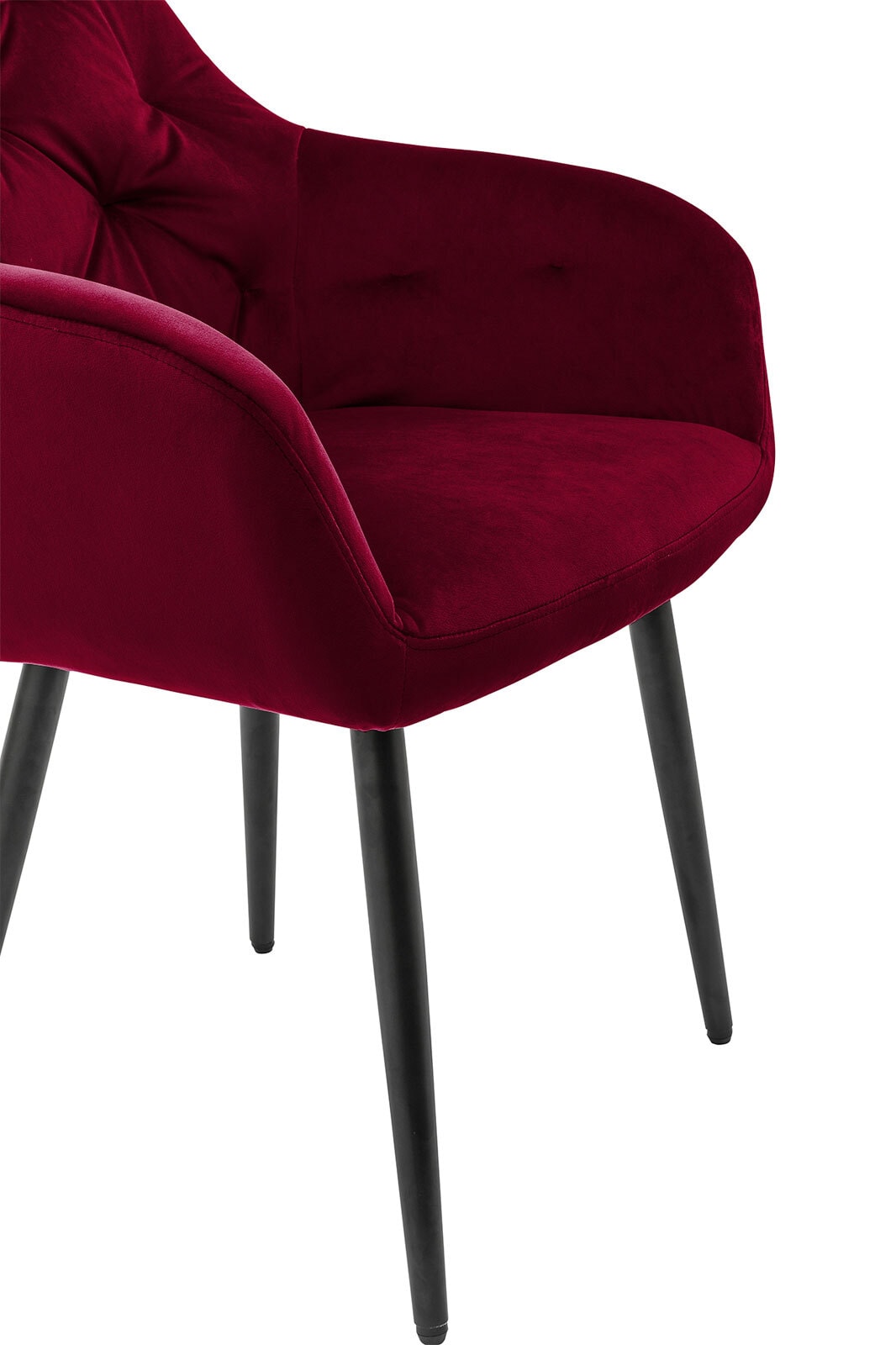 CASAVANTI Armlehnstuhl Samt rot