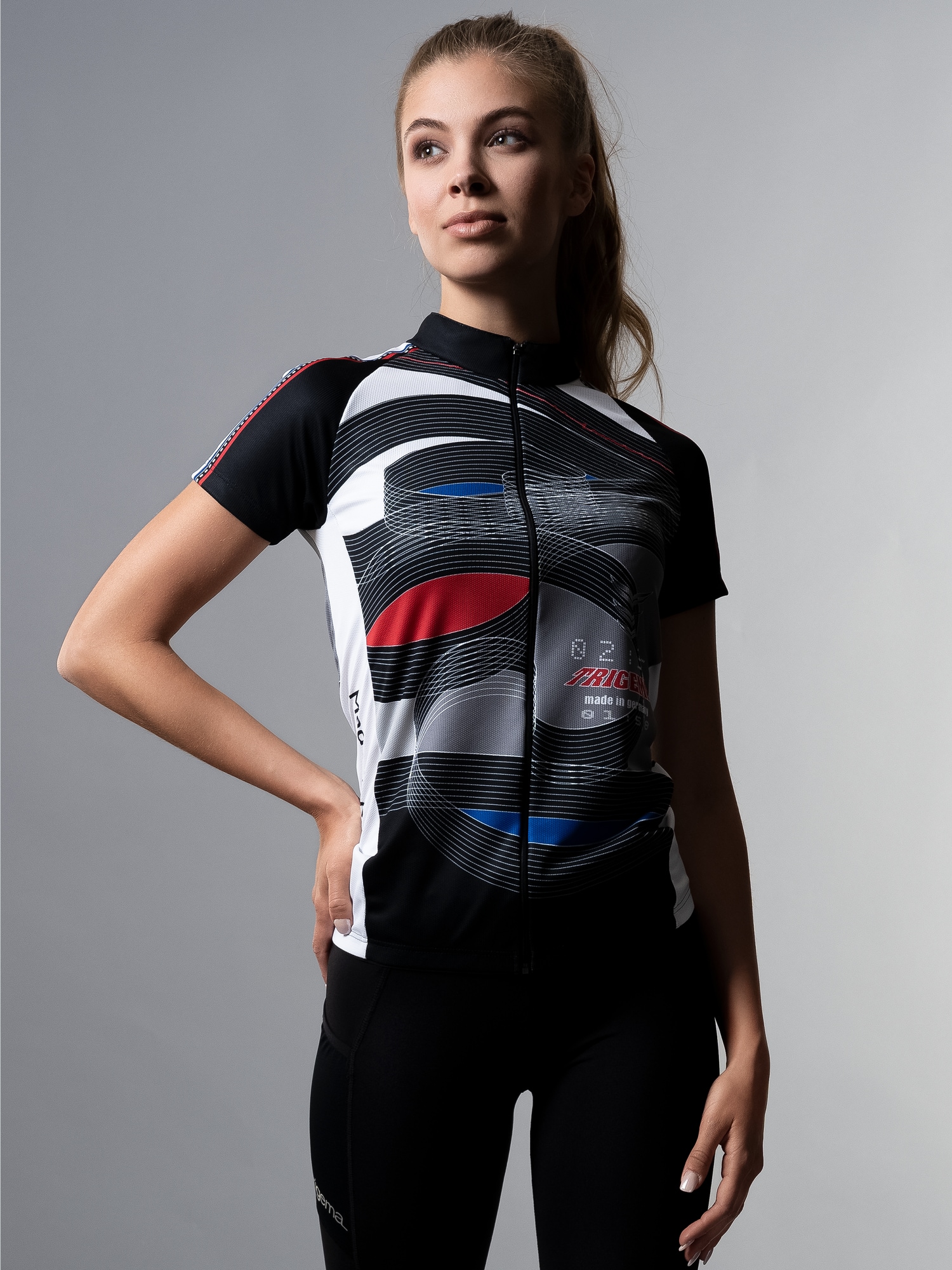 Fahrradjacke aus atmungsaktivem Material Schwarz