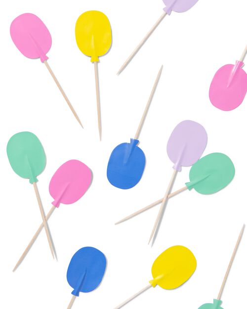 Piques de cocktail ballon - 15 pièces