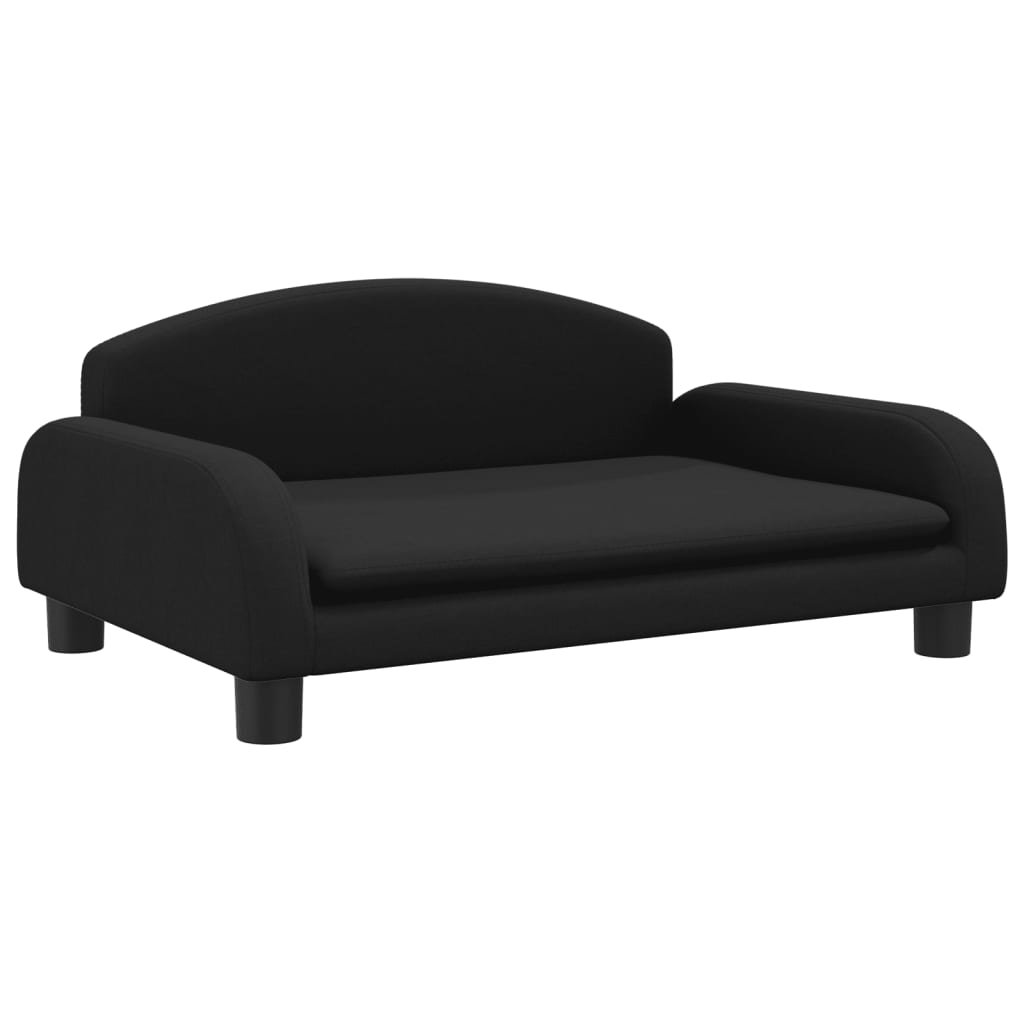 Cama para cães vidaXL em tecido preto, 50x40x30 cm