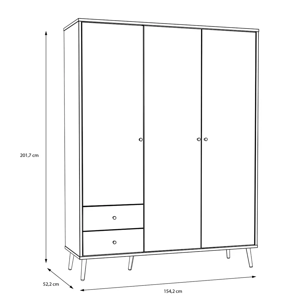Kleiderschrank Harllson