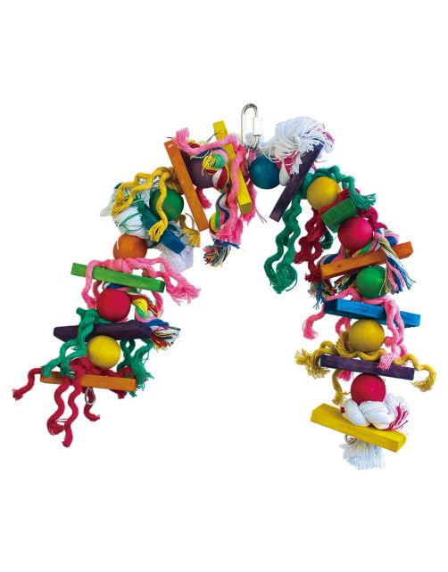 Keddoc Vogelspeelgoed Celebration - Vogelspeelgoed - 28x22x8 cm Multi-Color