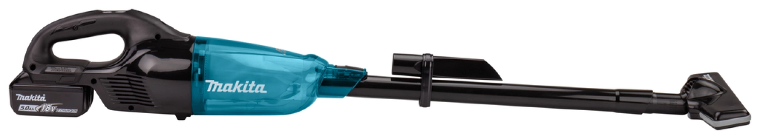 Makita DCL281FRTB 18V Li-Ion accu steelstofzuiger zwart set (1x 5,0Ah) - 1500l/min - koolborstelloos