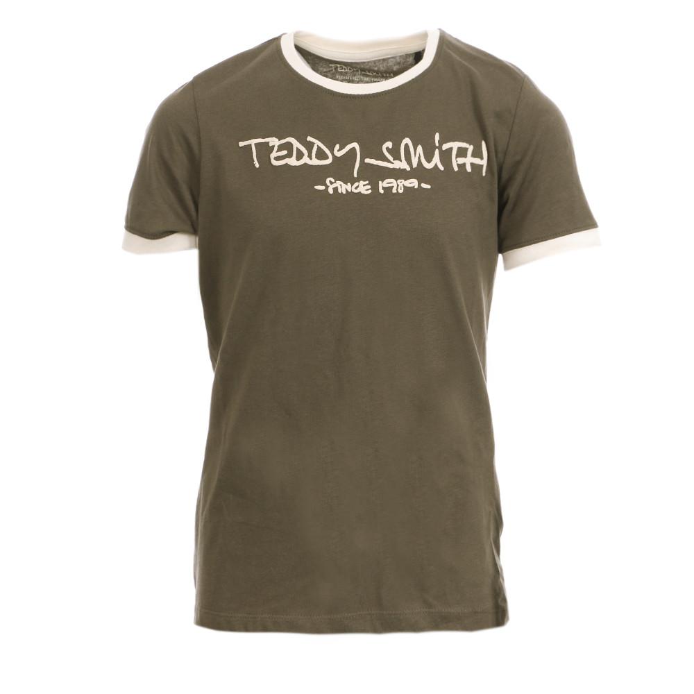 Teddy Smith T-shirt Kaki Garçon Teddy Smith Ticlass3