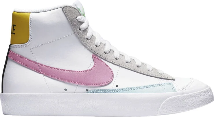 Nike blazer mid '77 White/pink glow-pure platinum