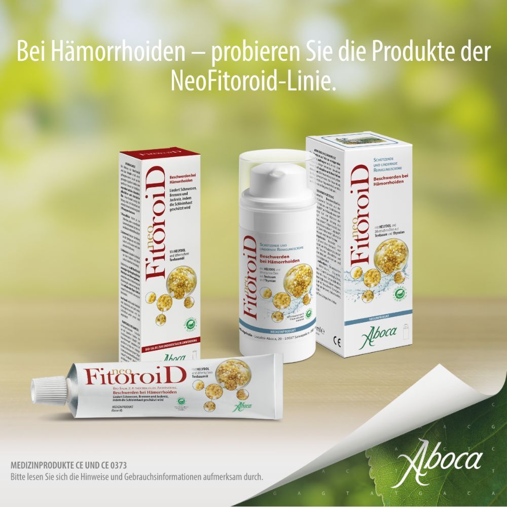 NeoFitoroid Bio-Salbe bei Hämorrhoiden