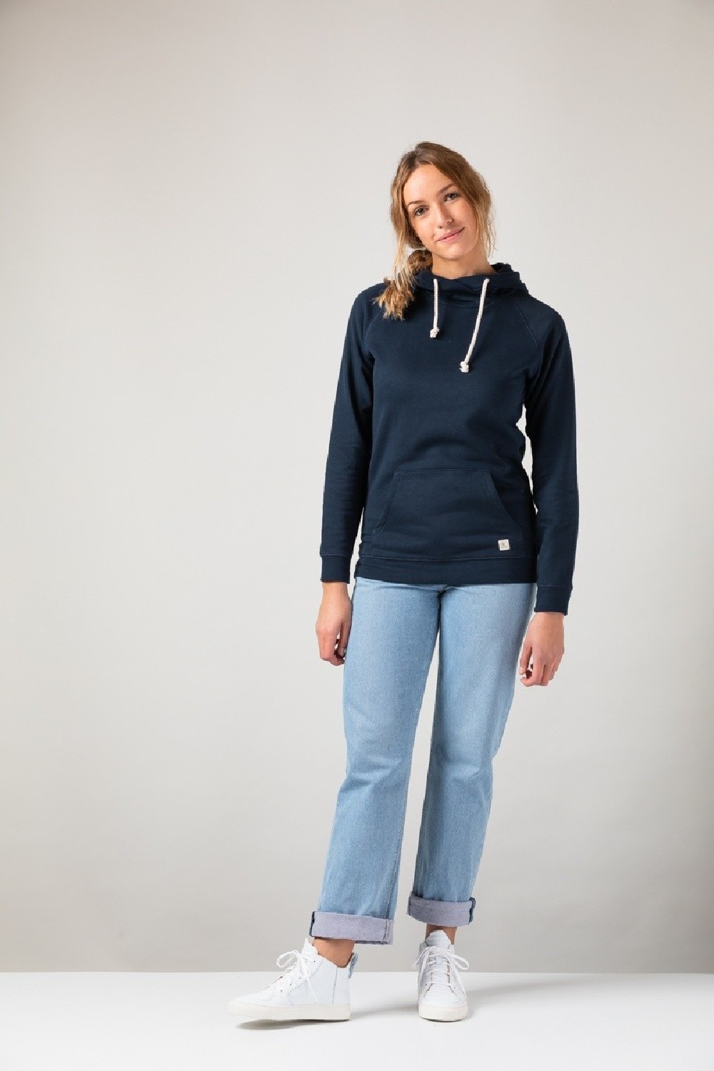 WE ARE ZRCL Damen-Hoodie Basic blue