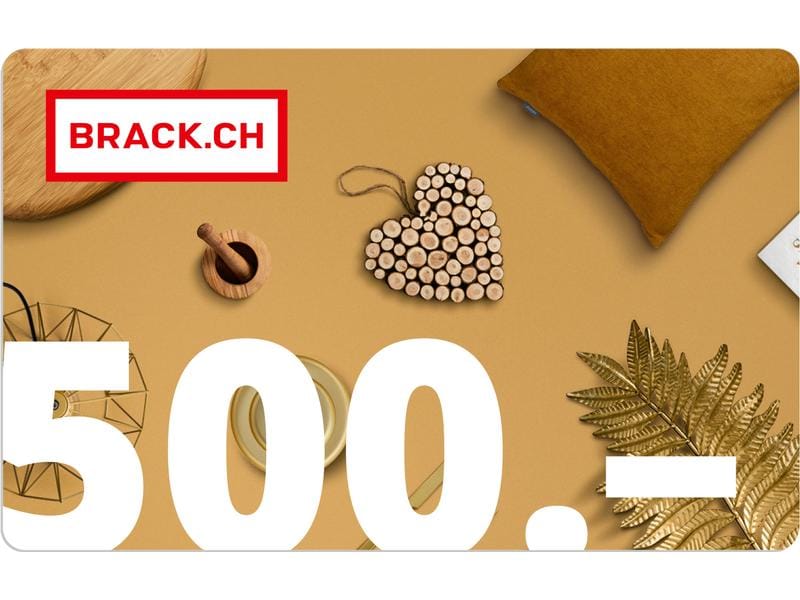 BRACK.CH Geschenkkarte CHF 500.- Physische Geschenkkarte – Freude schenken!