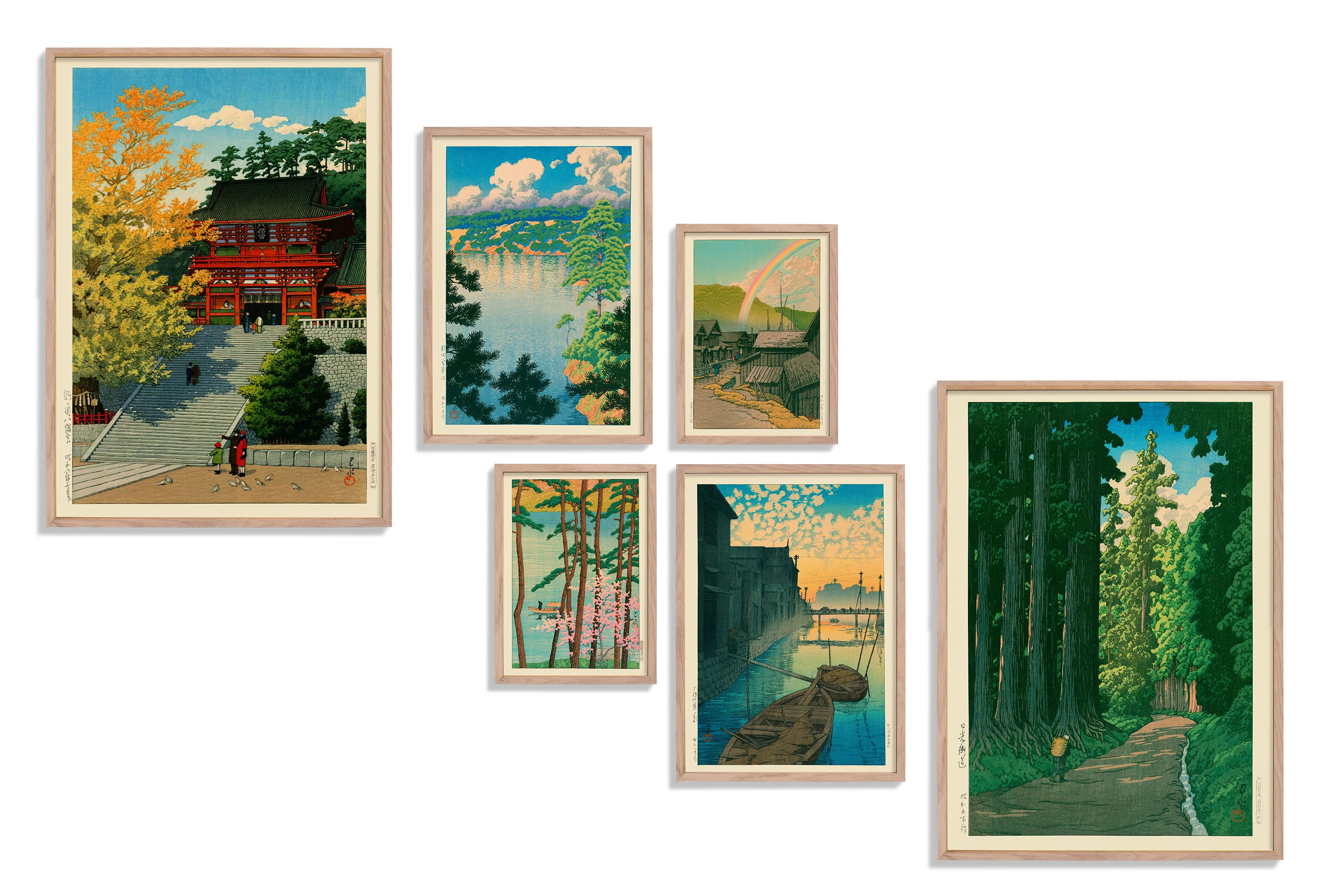 Frühlingshafte Galeriewand von Hasui