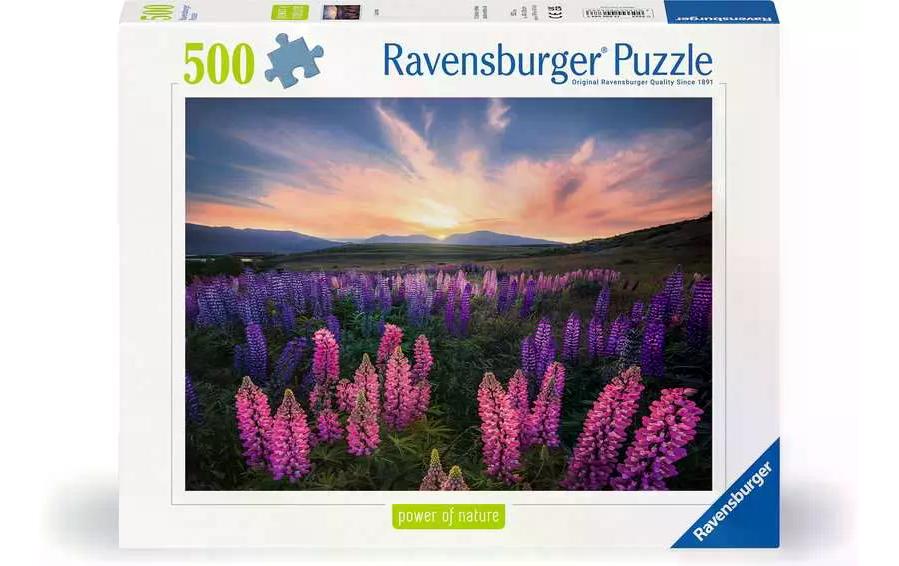 Puzzle Lupinen 500 TeileKlassisches Puzzlespiel mit Premium-Qualität