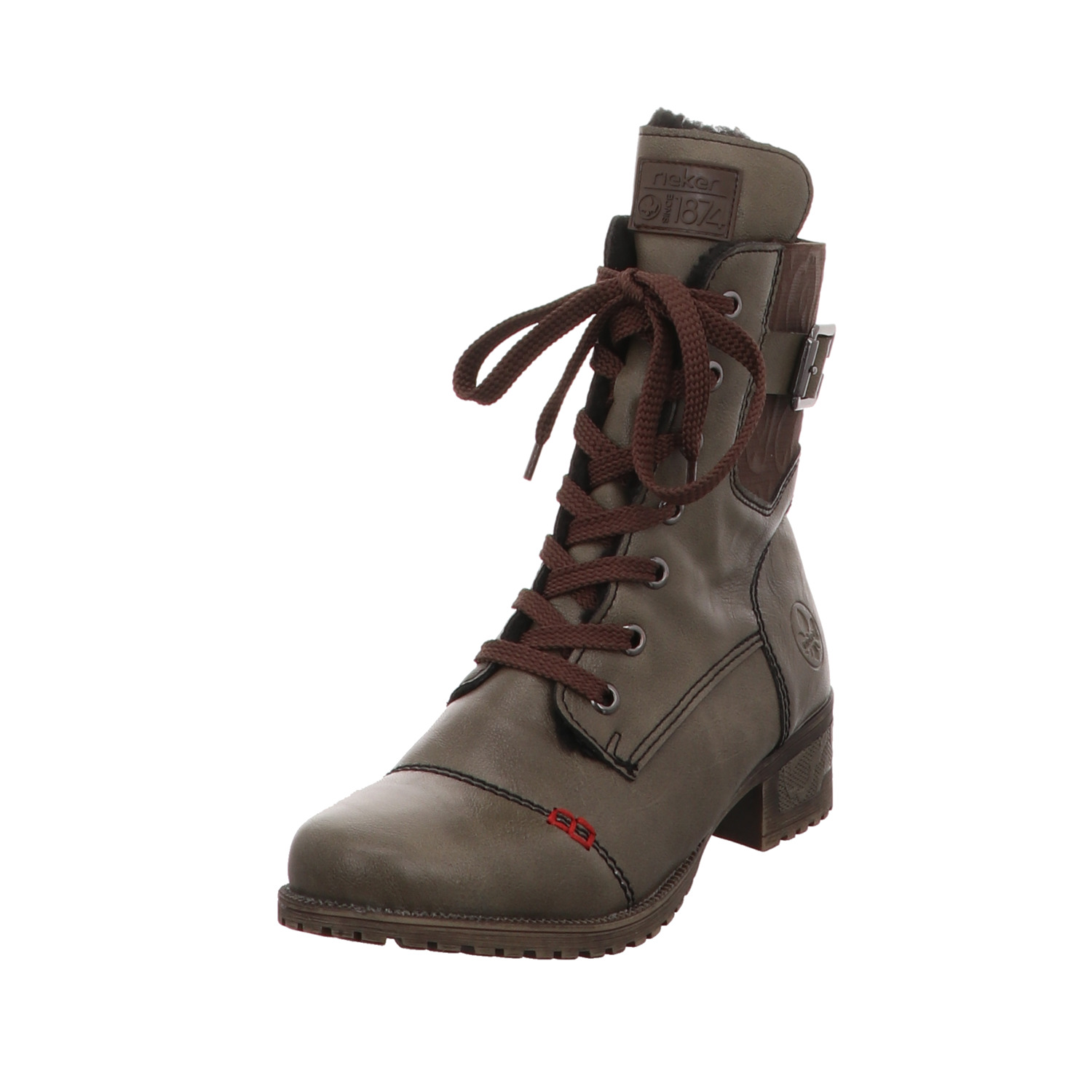Rieker Schnürstiefel grün