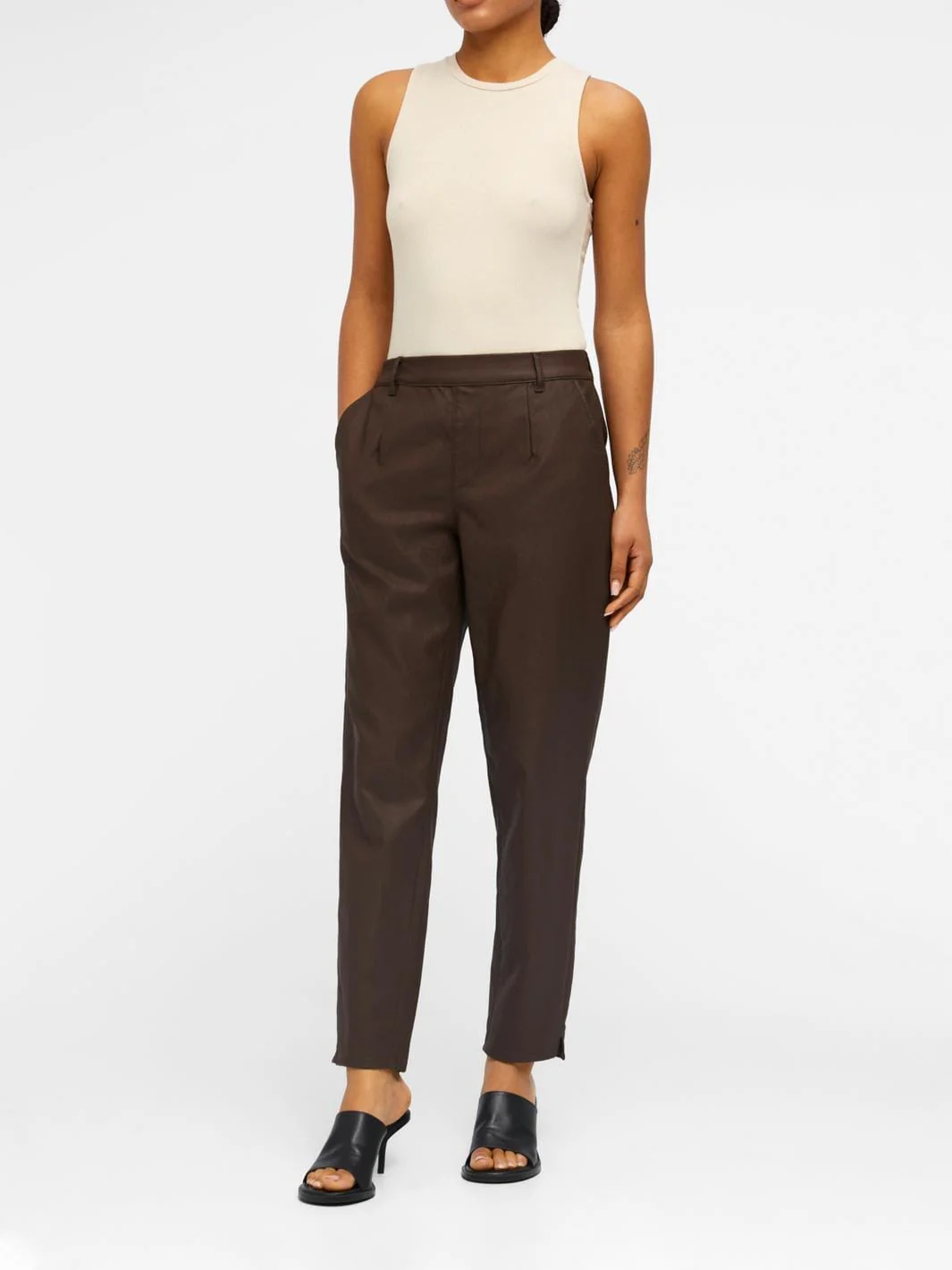 Object Objbelle Lisa Coated Pant 4298251 java