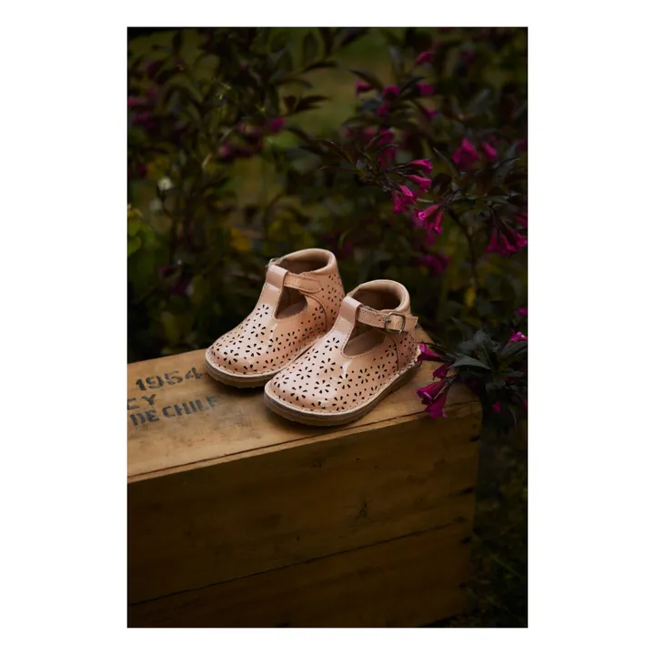 Petit Nord Babies T-Bar Flowers | Rose pâle