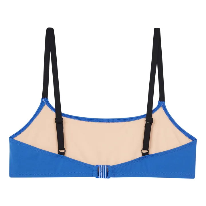 Miska Paris Haut de Maillot de Bain Bralette Bicolore | Bleu roi