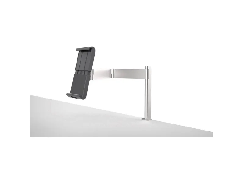 Durable Tablet Holder TABLE CLAMP metallic silver
