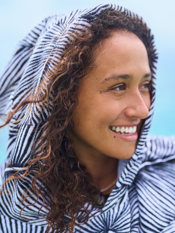 Pro Surf Poncho de change Noir Femme