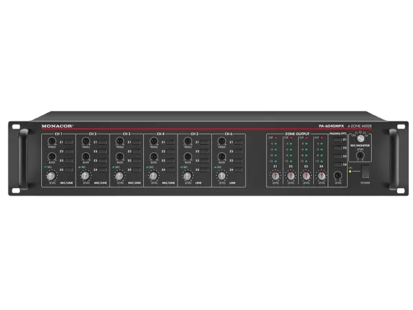 Monacor PA-6040MPX, Sort