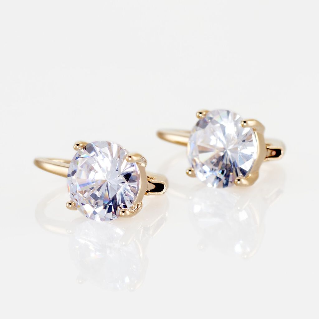 Boucles D'oreilles Pendantes Fippe Oxydes De Zirconium