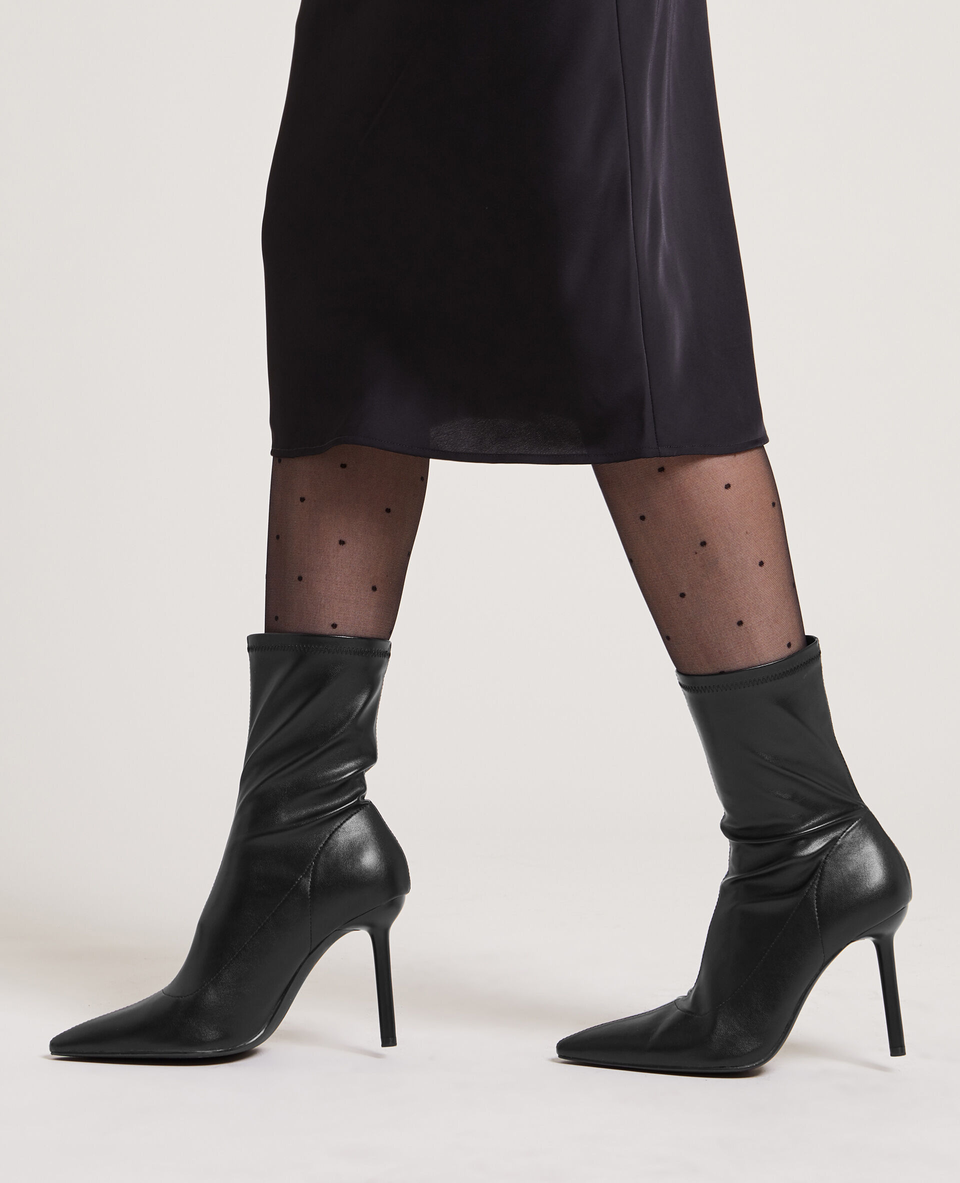 Bottes courtes bouts pointus - Noir