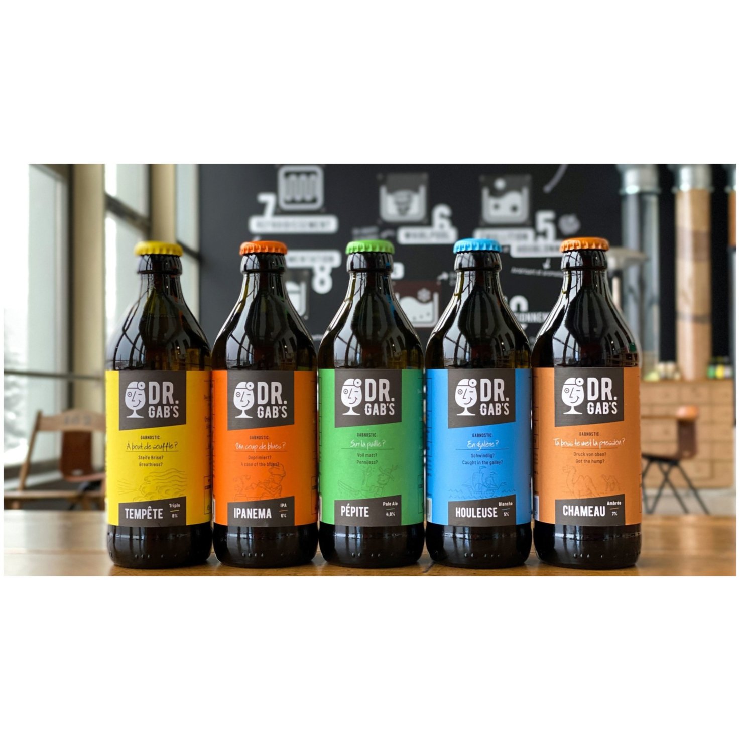 DocteurGab's Bier ambrée Chameau 4x33cl -132cl