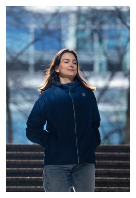 Veste de pluie - Femme et Homme - Bleu - Rogelli Commuter Core