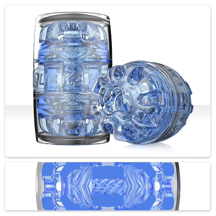 Fleshlight FLESHLIGHT - THE QUICKSHOT TURBO BLUE ICE Blue