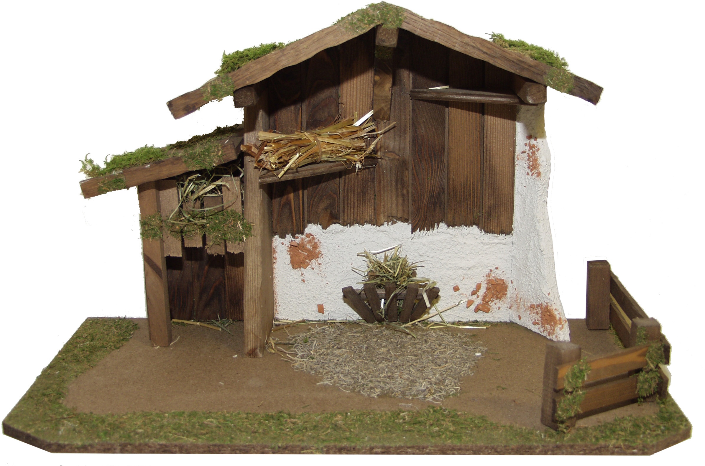 Alfred Kolbe Krippe »Weihnachtsdeko« aus Holz, 42x22x27 cm, für Figuren bis 10 cm Höhe