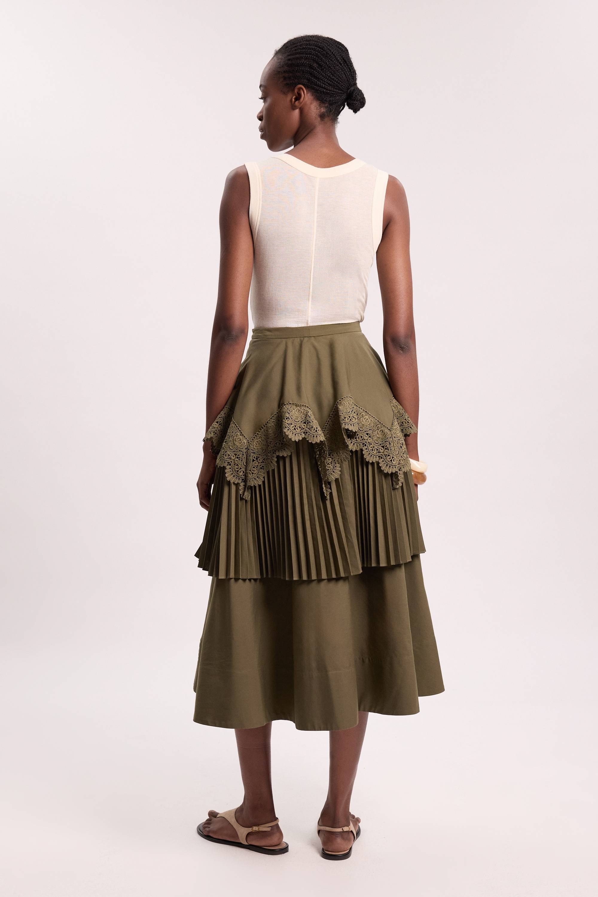 KarenMillen Jupe Longue À Volants