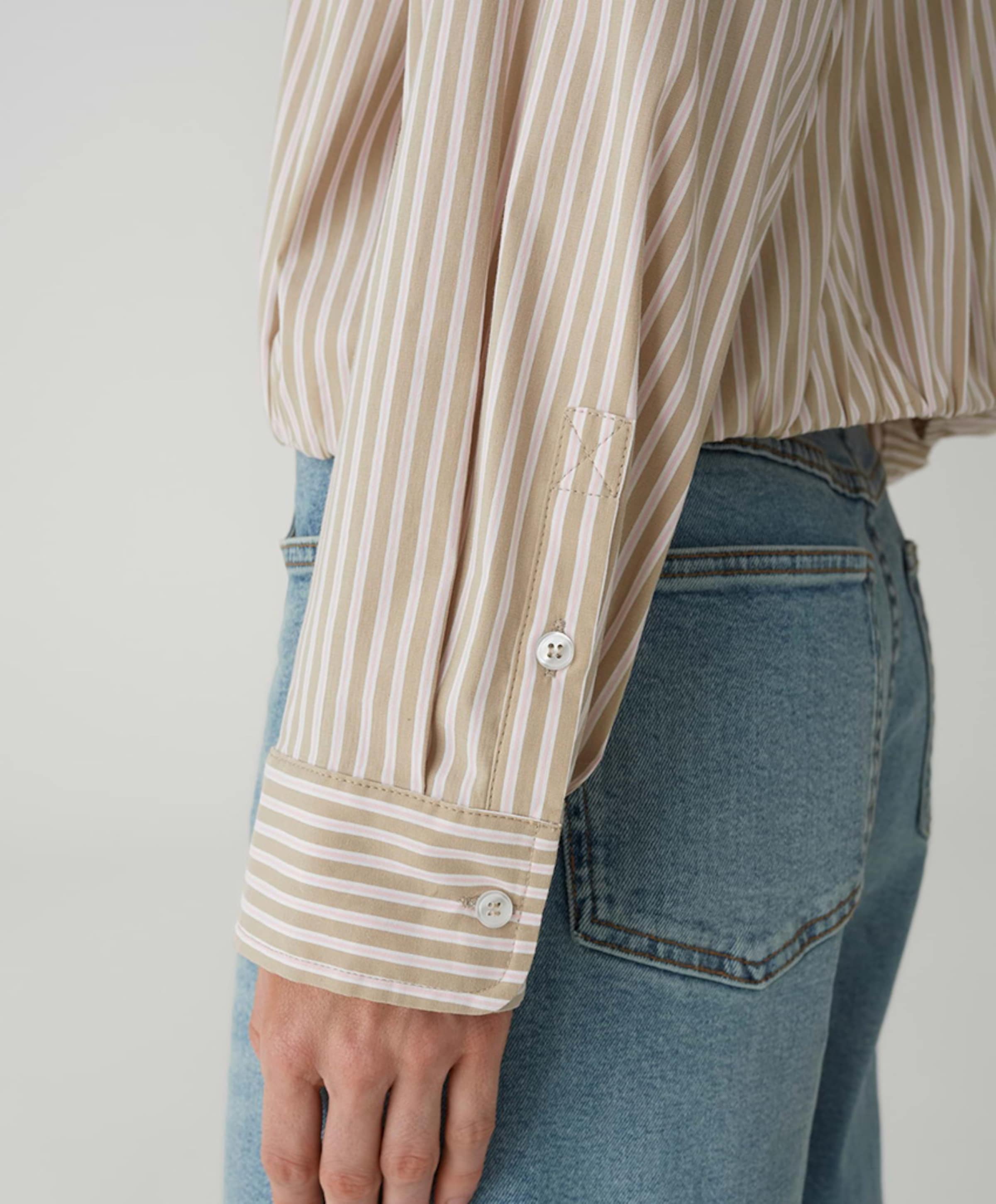 OPUS Dames blouse beige