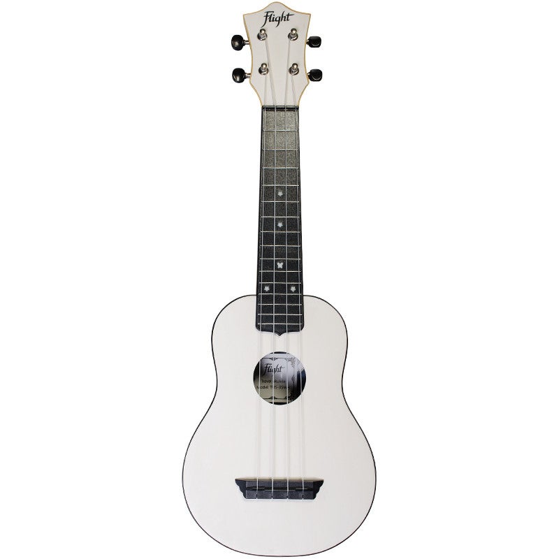 Flight Travel Series TUS35 White sopraan ukelele met gigbag
