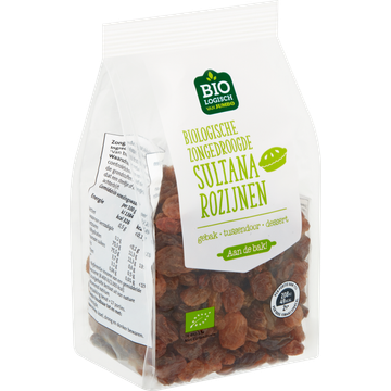 Jumbo Zongedroogde Sultana Rozijnen Biologisch 250g