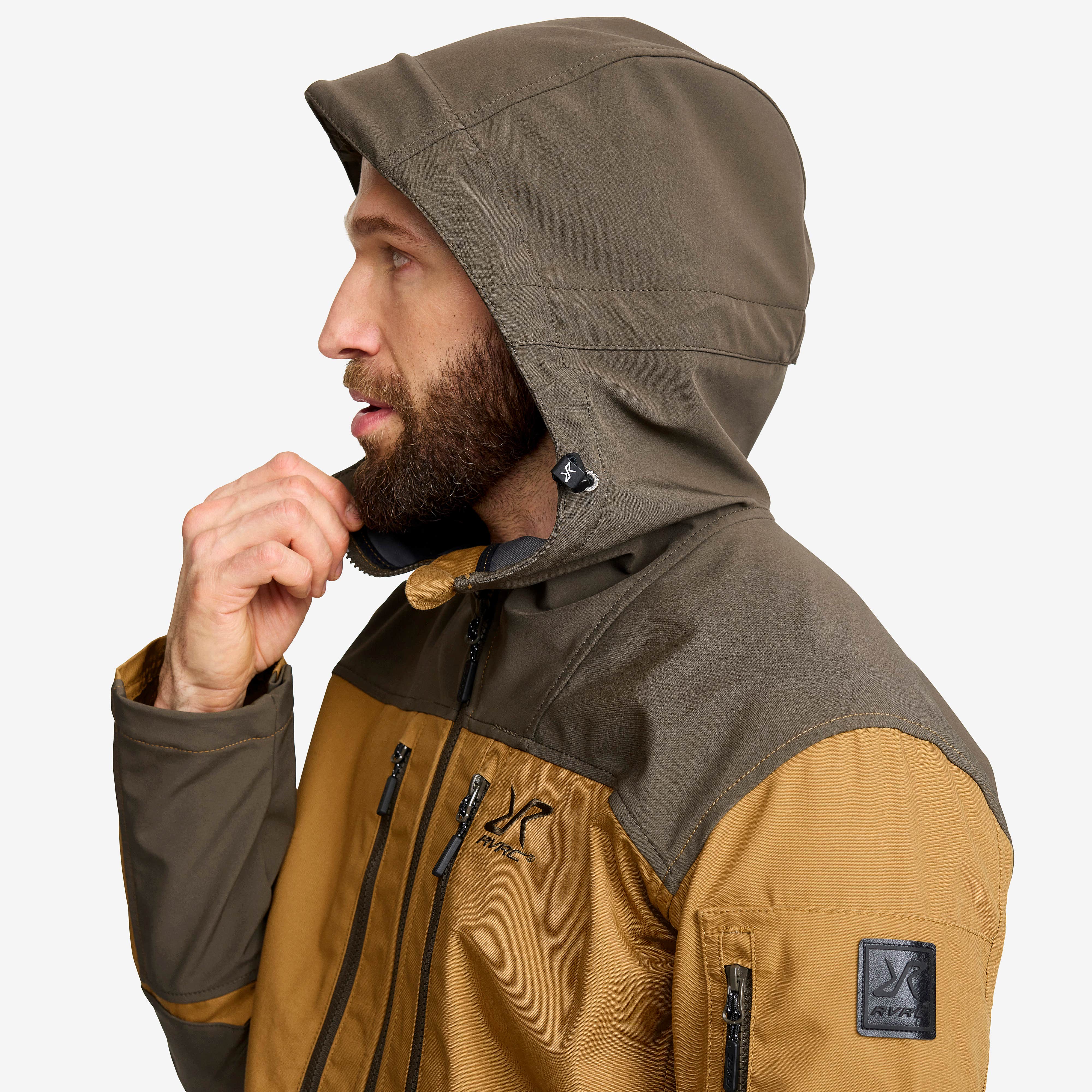 Outdoor Jacket Herre Mud/Dijon