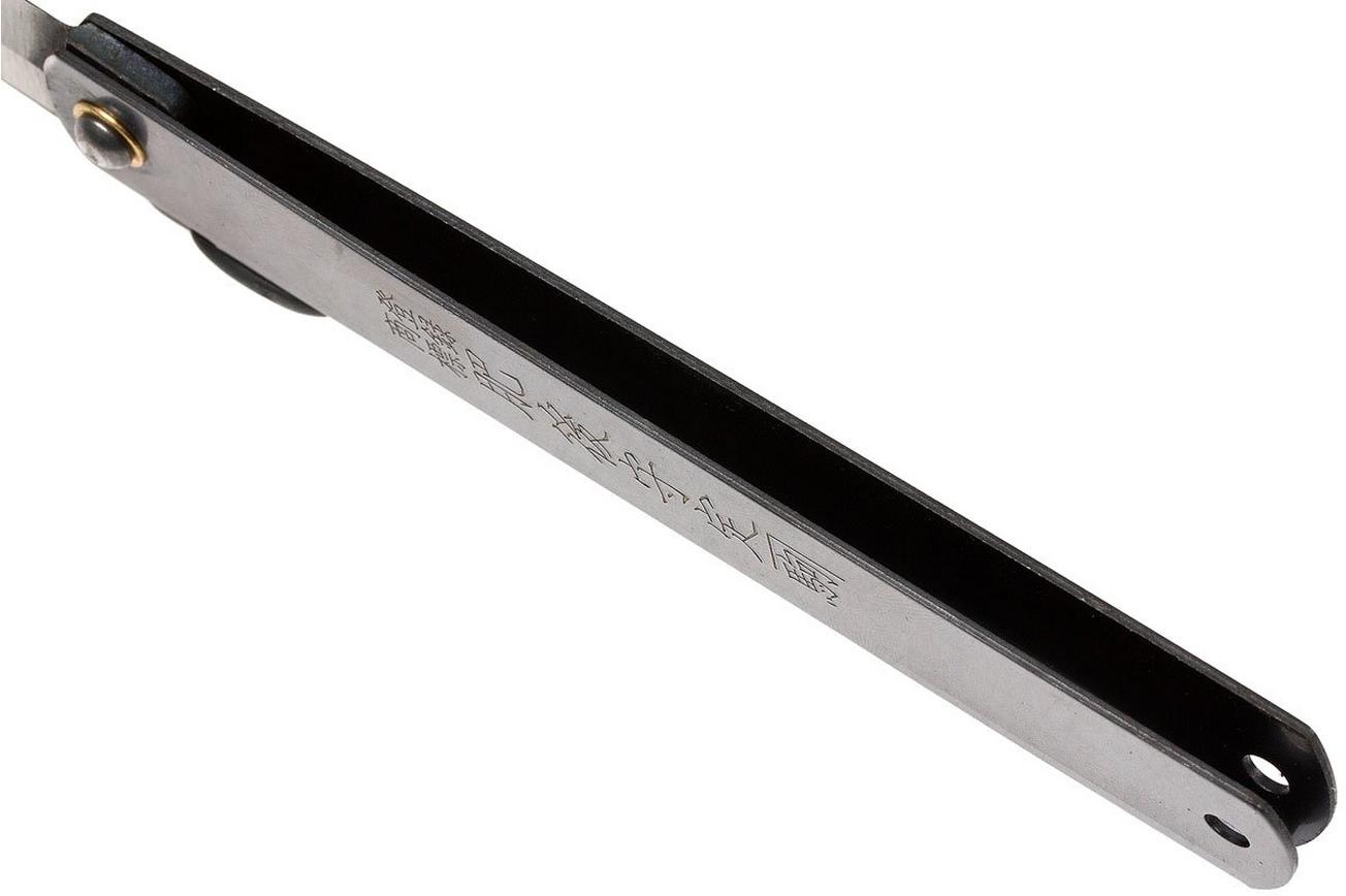 Higonokami zakmes 9,2 cm HIGO05BL, koolstofstaal, zwart