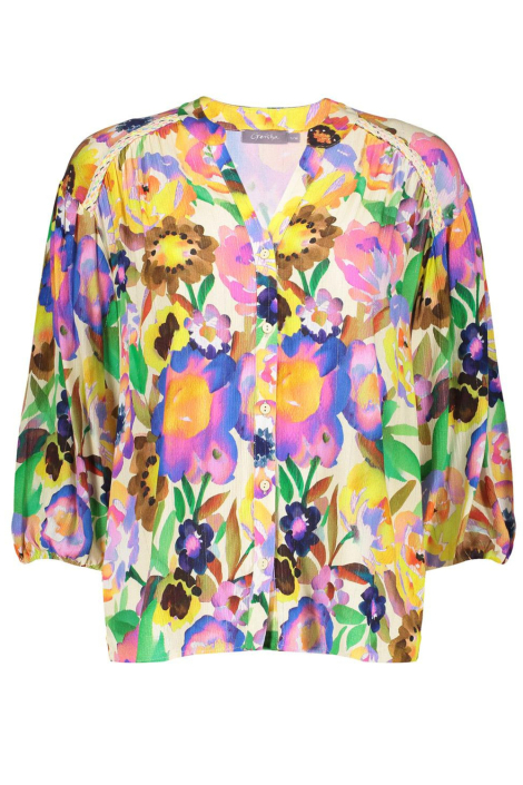 Geisha multi color dames blouse