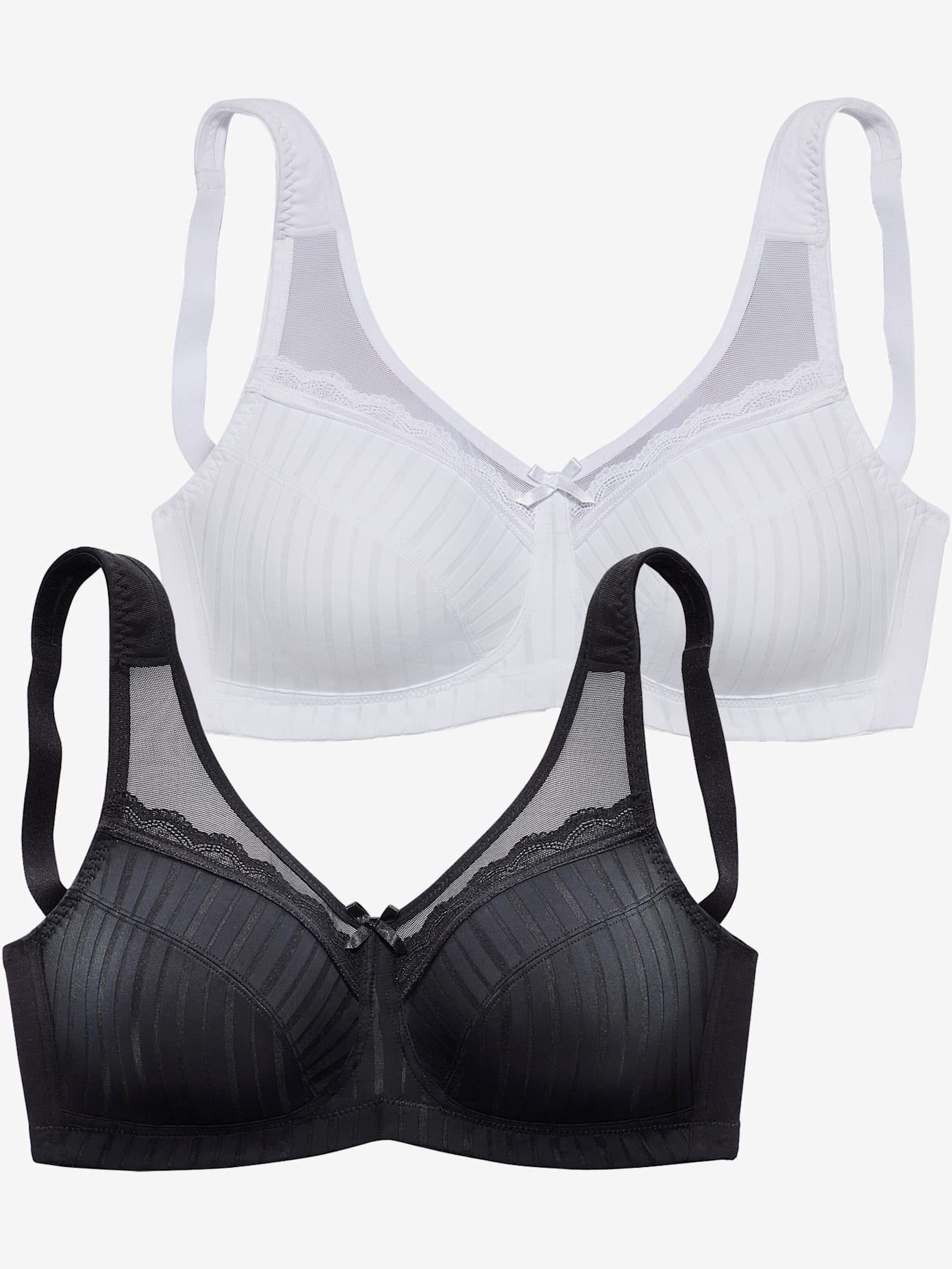 Soutien-gorge large soutien-gorge classique avec dentelle florale et maille douce