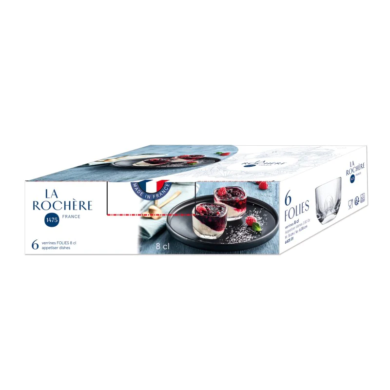 Lot de 6 mises en bouche, FOLIES La Rochère