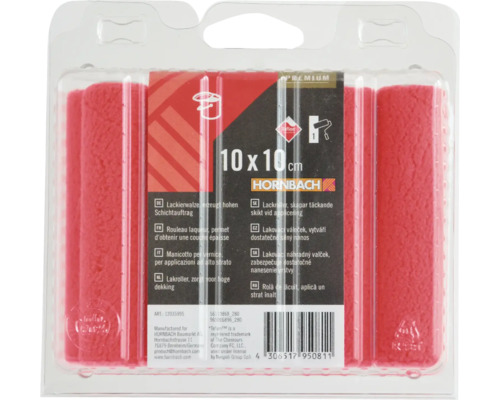 HORNBACH Verfroller, Lakapplicatieroller, 10-delige set, 10 cm