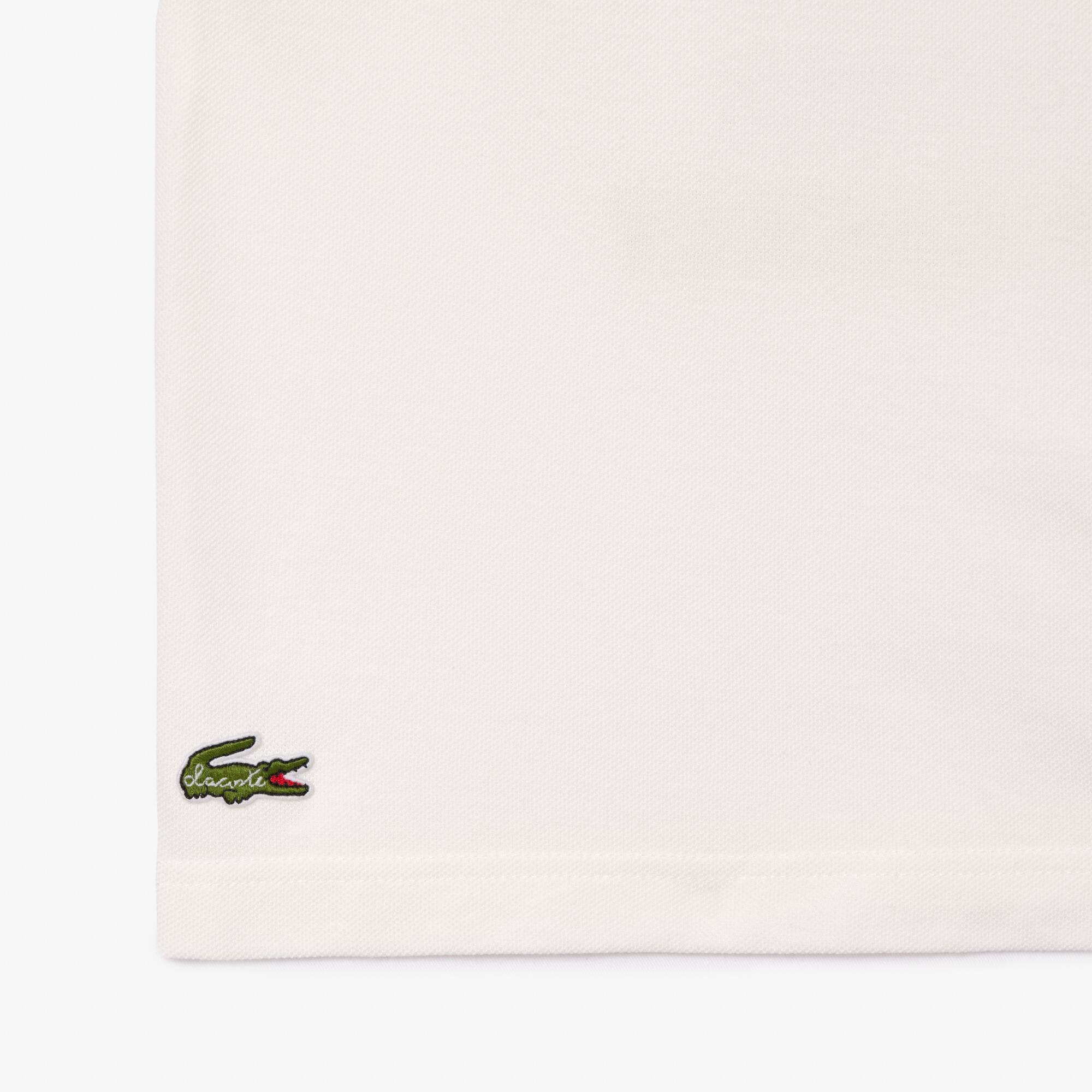 Piqué T-Shirt mit Patent hinten T-Shirts - Weiss - Lacoste - Unisex