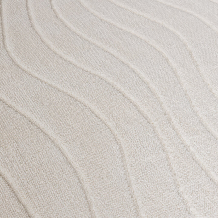 Scandinavisch vloerkleed - Charm Waves Wit
