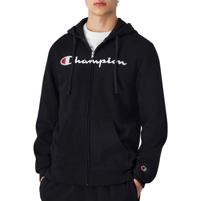 Champion Big Logo Fleece Full Zip Hoodie Heren