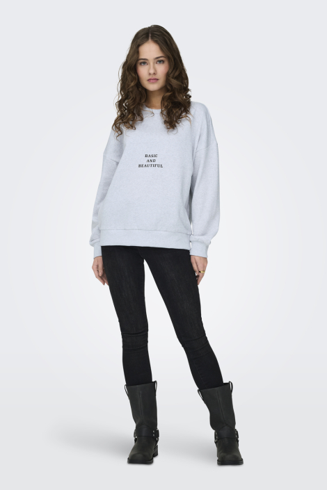 Only grijze dames sweater