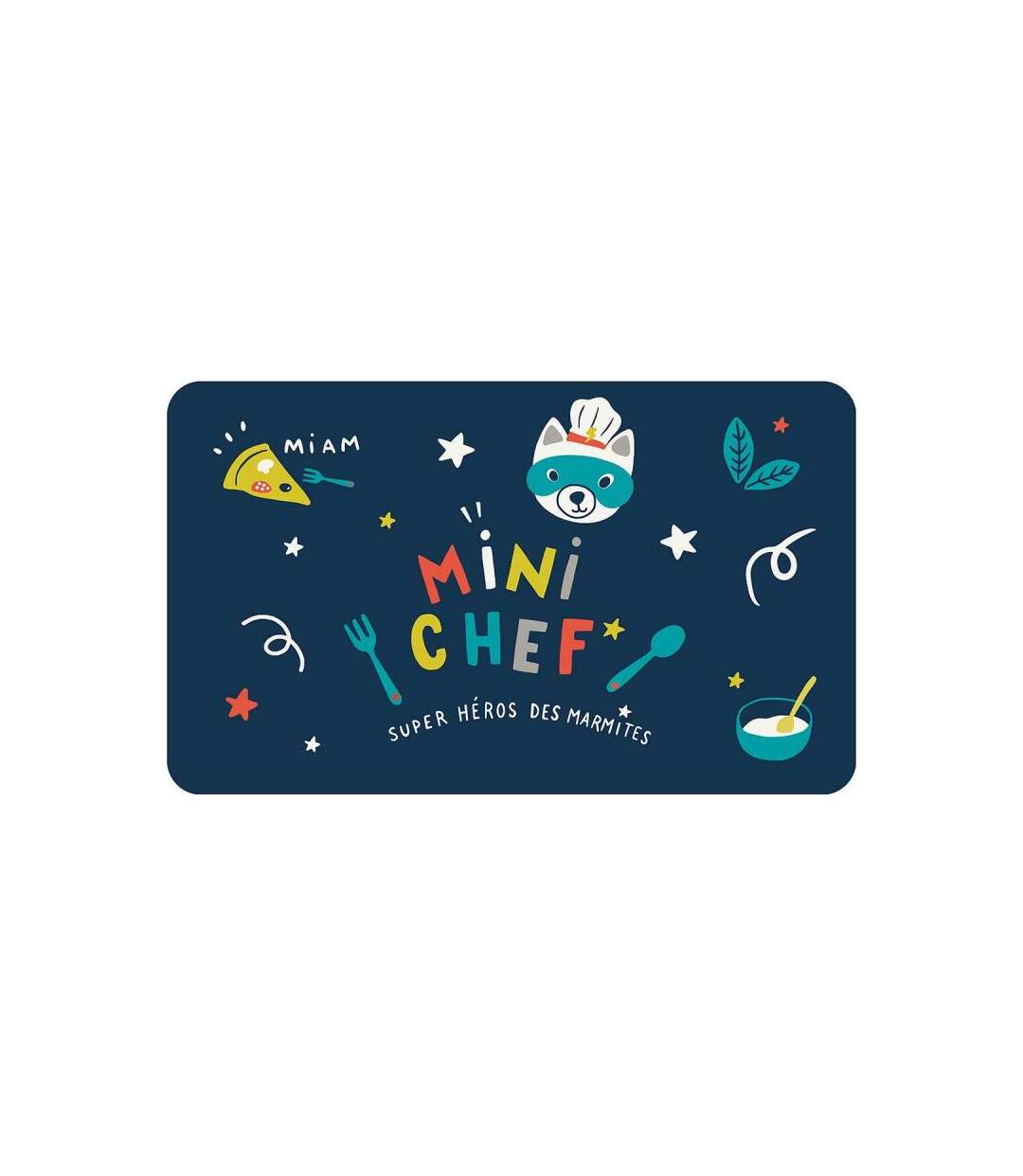 Set de Table Enfant Mini Chef 28x44cm Bleu