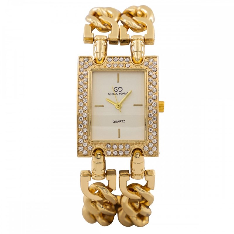 Coffret Montre pour Femme Acier Strass GIORGIO