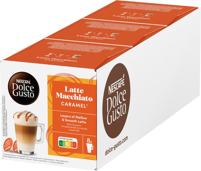 Nescafe Dolce Gusto Caramel Latte Macchiato kapsler (16 stk)