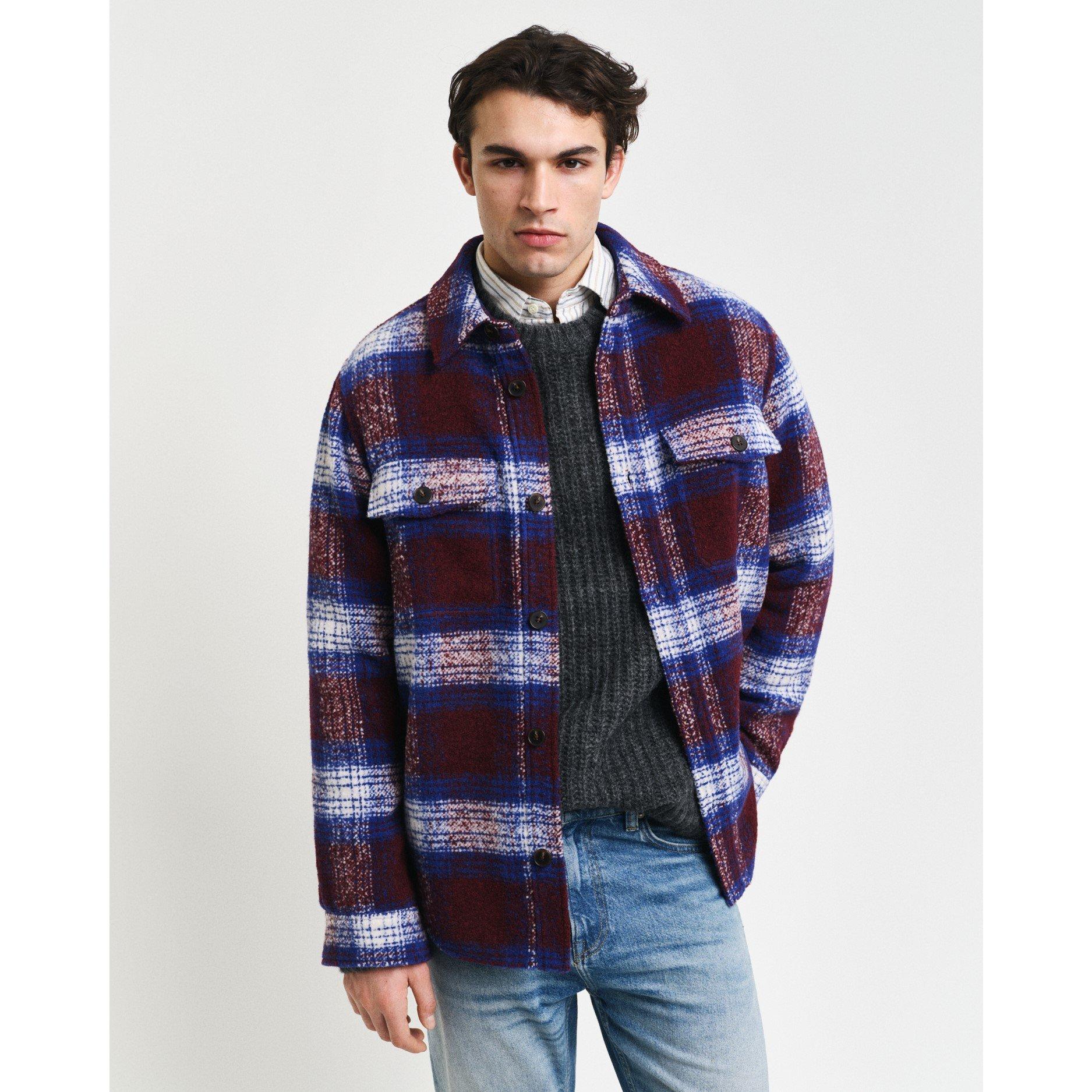 Gant Check Wool Overshirt
