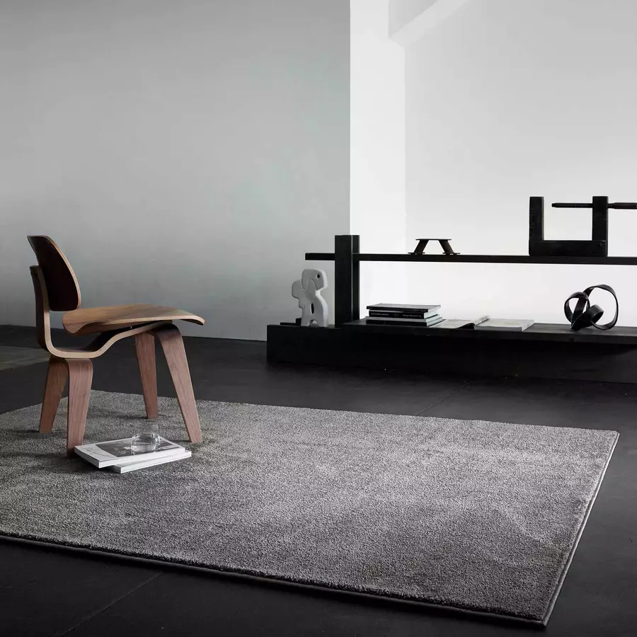 Wecon home basics Kurzflorteppich Lotta silber
