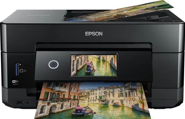 Epson Expression Premium XP-7100 Small-in-One - Multifunktionsprinter - farve - blækprinter - Legal (216 x 356 mm) (original) - A4/Legal (medie) - op til 11 spm (kopiering) - op til 15.8 spm (udskriver) - 120 ark - USB 2.0, Gigabit LAN, Wi-Fi(n) - so