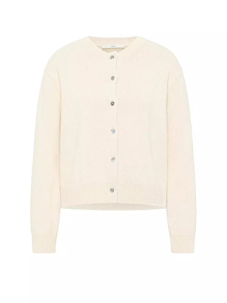 LANIUS Strickjacke Boxy Fit creme
